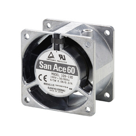 60&times;60&times;38 mm AC tuuletin